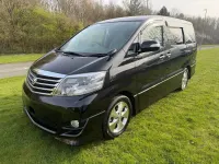 Usado Toyota Alphard 159 HP (116 kW) 2006 Preto Monovolume