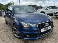 Used Audi A1 Sportback S-Line 122 HP (89 kW) 2013 Blue Hatchback