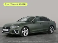 Begagnad Audi A4 S-Line 2024 Grön Sedan