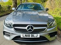 Used Mercedes E220 AMG line 2018 Grey Coupe