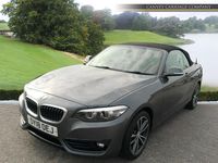 Used BMW 218 Sport Line 2018 Grey Cabriolet