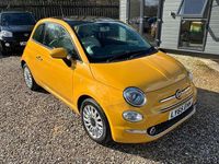 Used Fiat 500 Lounge 69 HP (50 kW) 2015 Yellow Hatchback
