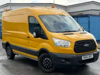 Used Ford Transit 125 HP (91 kW) 2016 Yellow Van