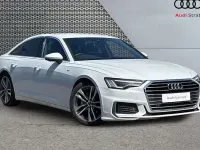 Used Audi A6 S-Line 204 HP (150 kW) 2023 White Sedan
