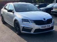 Used Skoda Octavia vRS 245 HP (180 kW) 2019 Silver Hatchback
