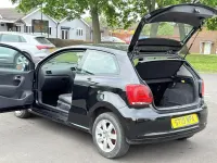Used VW Polo S 70 HP (51 kW) 2010 Black Hatchback