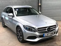 Begagnad Mercedes C350e 208 HK (152 kW) 2017 Silver Kombi