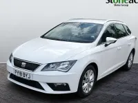 Used Seat Leon Ecomotive 116 HP (85 kW) 2018 White Estate