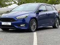 Used Ford Focus ST-Line 120 HP (88 kW) 2016 Blue Hatchback