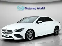 Used Mercedes CLA180 AMG line 136 HP (100 kW) 2022 White Coupe
