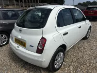Used Nissan Micra Visia 79 HP (58 kW) 2009 White Hatchback