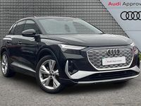 Used Audi Q4 e-tron S-Line 150 kW (204 HP) 2022 Black SUV