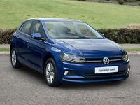Used VW Polo SE 95 HP (69 kW) 2018 Blue Hatchback