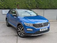 Used VW T-Roc Design 150 HP (110 kW) 2021 Blue SUV