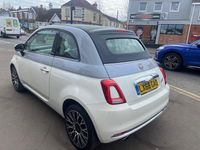 Used Fiat 500 Collezione 69 HP (50 kW) 2018 White Cabriolet