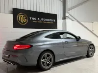 Begagnad Mercedes C220 AMG line 2018 Grå Sportkupé
