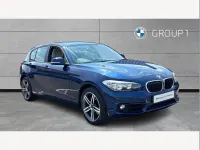 Used BMW 120 Sport Line 177 HP (130 kW) 2016 Blue Hatchback
