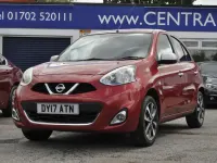 Used Nissan Micra N-TEC 2017 Red Hatchback