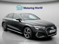 Used Audi A3 S-Line 110 HP (80 kW) 2023 Black Sedan