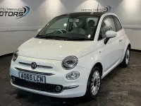 Used Fiat 500 Lounge 69 HP (50 kW) 2015 White Hatchback