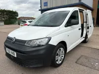 Used VW Caddy S 102 HP (75 kW) 2021 White MPV
