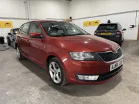 Used Skoda Rapid SE 105 HP (77 kW) 2015 Red Hatchback