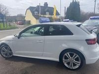 Used Audi A3 S-Line 150 HP (110 kW) 2015 White Hatchback