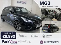Used MG MG3 Exclusive 106 HP (77 kW) 2023 Black Hatchback