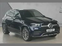 Used Mercedes GLE450 AMG AMG line 362 HP (266 kW) 2019 Blue SUV