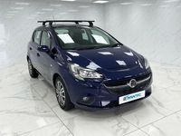 Used Vauxhall Corsa Design Edition 90 HP (66 kW) 2017 Blue Hatchback