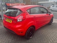 Used Ford Fiesta Zetec 2013 Red Hatchback