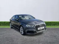 Used Audi A3 S-Line 150 HP (110 kW) 2018 Grey Sedan
