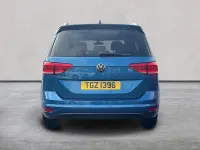 Begagnad VW Touran SEL 150 HK (110 kW) 2020 Blå Minibuss