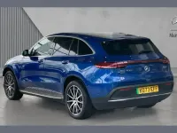 Used Mercedes EQC400 AMG line 300 kW (408 HP) 2023 Spectral blue metallic SUV
