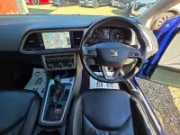 Usado Seat Leon XCELLENCE 150 CV (110 kW) 2019 Azul Utilitario