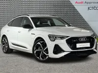 Used Audi e-tron Sportback Black Edition 300 kW (408 HP) 2023 White SUV