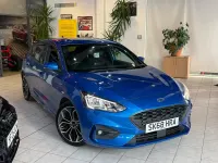 Used Ford Focus ST-Line X 120 HP (88 kW) 2018 Blue Hatchback