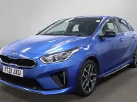 Used Kia Ceed GT-Line 134 HP (98 kW) 2021 Blue Hatchback