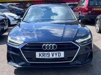 Used Audi A7 Sportback S-Line 245 HP (180 kW) 2019 Blue Hatchback