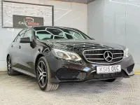 Used Mercedes E220 AMG 177 HP (130 kW) 2015 Black Sedan