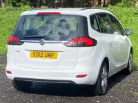 Used Vauxhall Zafira Tourer 2012 White MPV