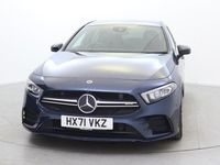 Begagnad Mercedes A35 AMG Executive 2021 Blå Halvkombi
