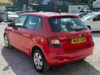 Used Skoda Fabia 60 HP (44 kW) 2016 Red Hatchback