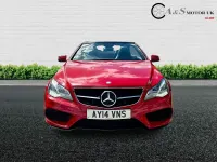 Used Mercedes E220 AMG 170 HP (125 kW) 2014 Red Cabriolet