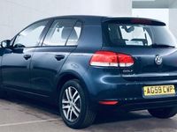 Used VW Golf VI SE 105 HP (77 kW) 2010 Blue Hatchback