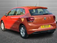Used VW Polo SE 95 HP (69 kW) 2019 Orange Hatchback