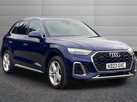 Used Audi Q5 S-Line 265 HP (194 kW) 2023 Navarra blue SUV