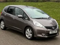 Begagnad Honda Jazz EX 99 HK (72 kW) 2012 Brun Halvkombi