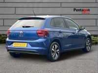 Used VW Polo Match 94 HP (69 kW) 2021 Blue Hatchback