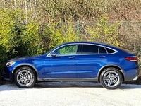Used Mercedes GLC300 AMG line 258 HP (189 kW) 2021 Blue Coupe